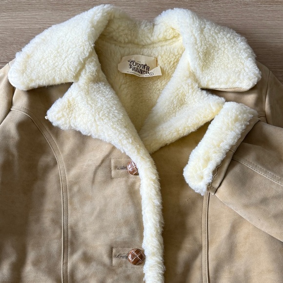 Vintage 1970’s Women’s Town’n Ranch Made in USA Faux Sherpa Lined Coat - Picture 10 of 10